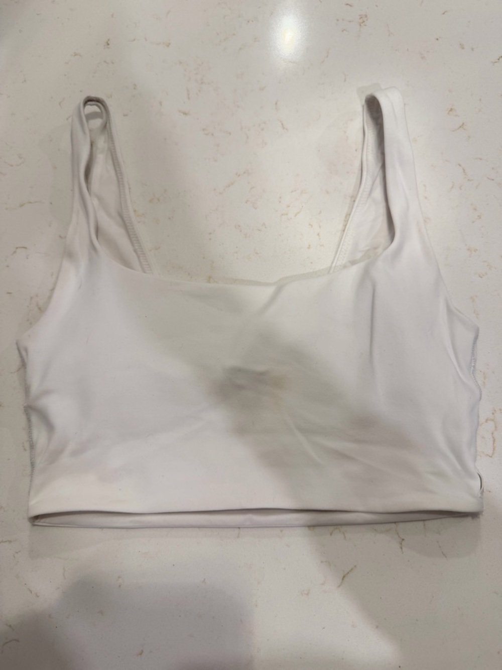 Lululemon Bend this Scoop White sports bra